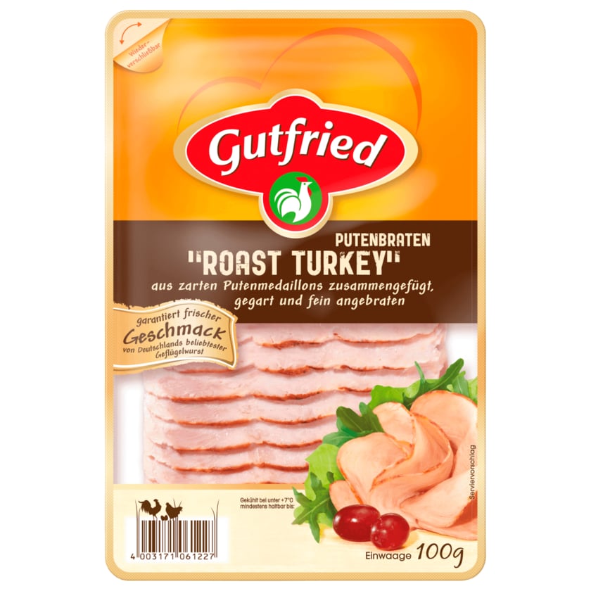 Gutfried Putenbraten Roast Turkey 100g
